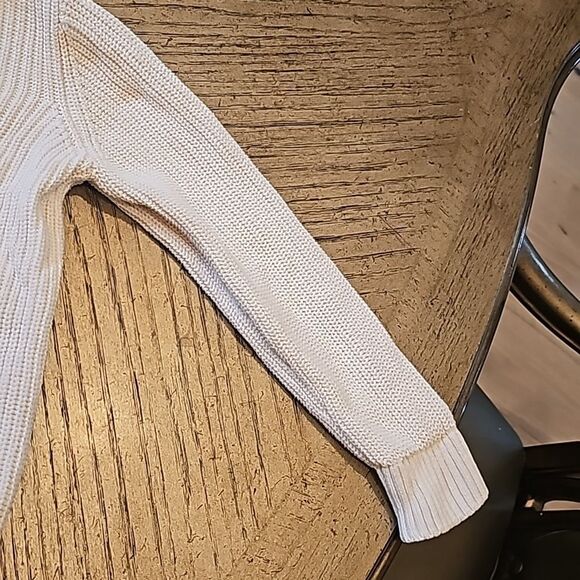 Boys quarter zip sweater sherpa collar 5/6 cream white New Condition - Picture 5 of 9